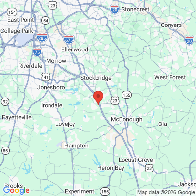 Map to  office in Mc Donough, GA