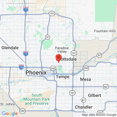 Map to  office in Scottsdale, AZ