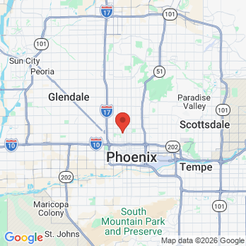 Map to Wild West Children's Dentistry office in Phoenix, AZ