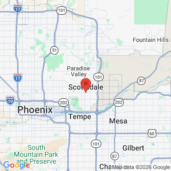 Map to Smile Arizona Dentistry office in Scottsdale, AZ