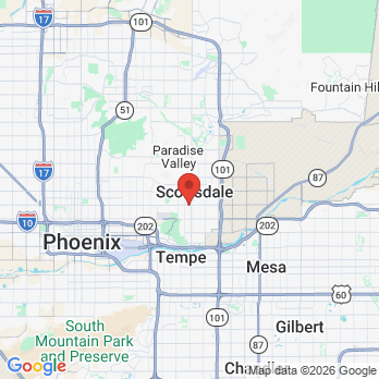 Map to Southtown Dental Care: Matthew E Nelson DDS office in Scottsdale, AZ