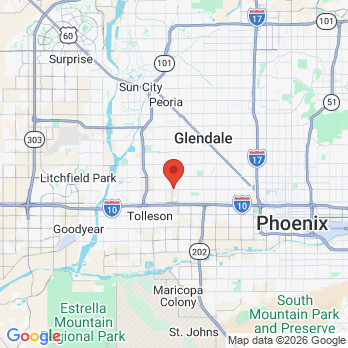 Map to Primero Dental  office in Phoenix, AZ