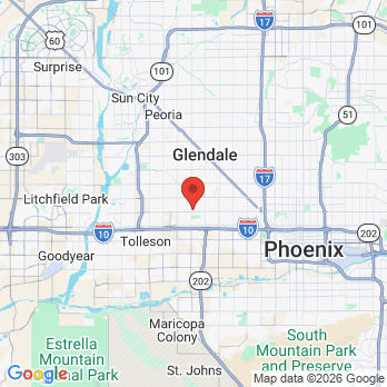 Map to AZ Dental & Orthodontics office in Phoenix, AZ