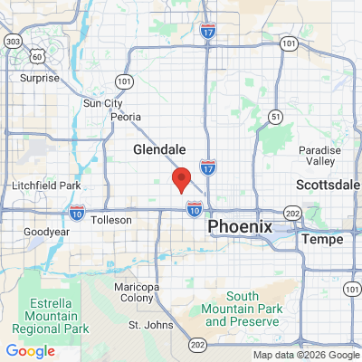 Map to  office in Phoenix, AZ