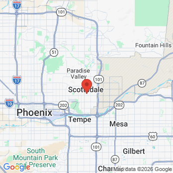 Map to Mason Family Dentistry PLLC office in Scottsdale, AZ