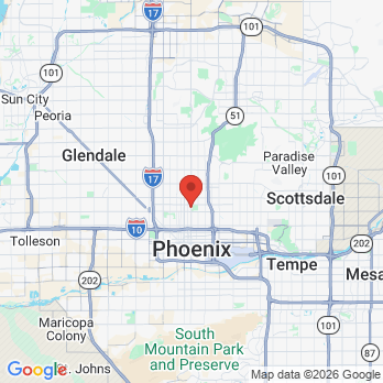 Map to PHOENIX Smile office in Phoenix, AZ