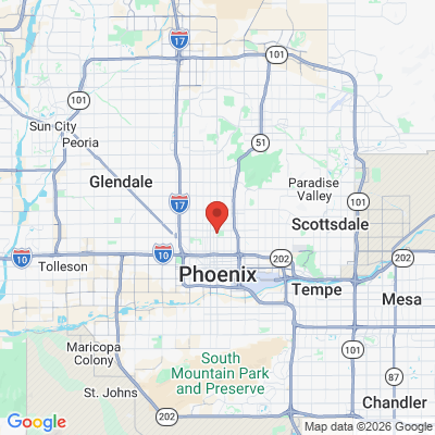 Map to PHOENIX Smile office in Phoenix, AZ