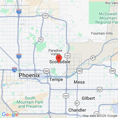 Map to  office in Scottsdale, AZ