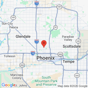 Map to Institute for Advanced Dentistry office in Phoenix, AZ