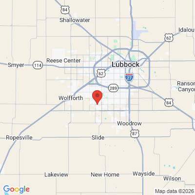 Map to  office in Lubbock, TX