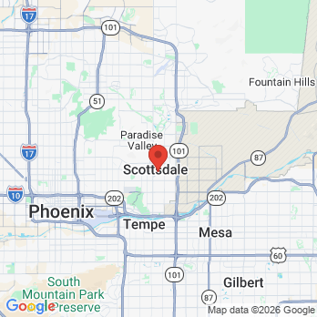 Map to Four Peaks Family Dentistry office in Scottsdale, AZ