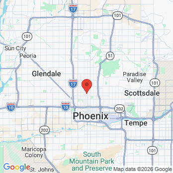 Map to Paul Woodbury office in Phoenix, AZ