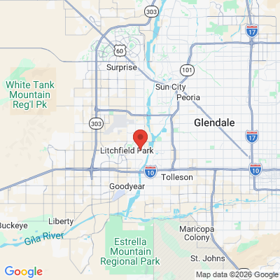 Map to Love Dental office in Avondale, AZ