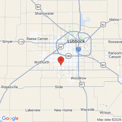 Map to  office in Lubbock, TX