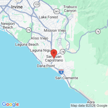 Map to Charles Slone D.D.S office in San Juan Capistrano, CA
