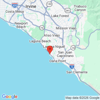 Map to Two Front Teeth Family Dentistry office in Laguna Beach, CA