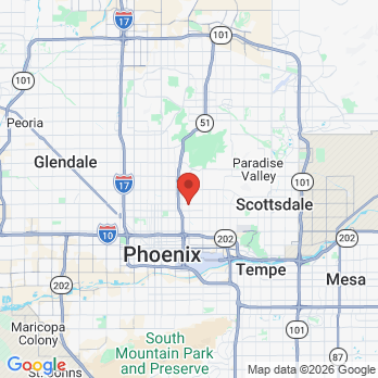 Map to Dr. Ginger Price office in Phoenix, AZ