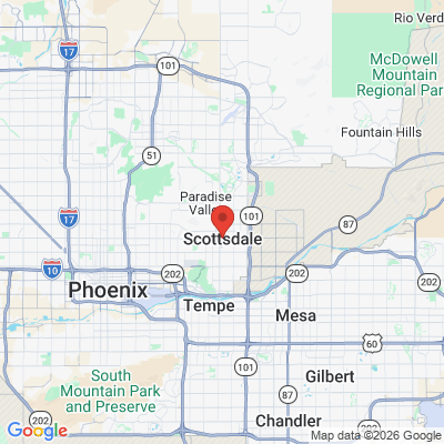 Map to  office in Scottsdale, AZ