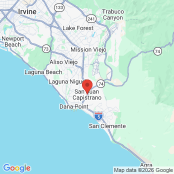 Map to ABSOLUTE SMILE, INC. office in San Juan Capistrano, CA