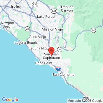 Map to Carol Daderian, DDS office in San Juan Capistrano, CA