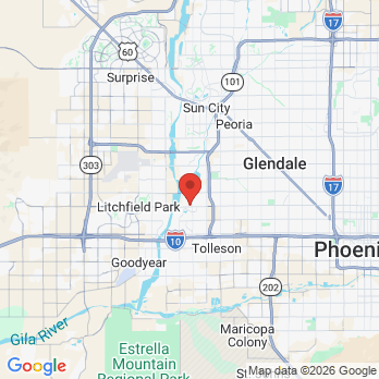 Map to All Smiles Dentistry office in Phoenix, AZ