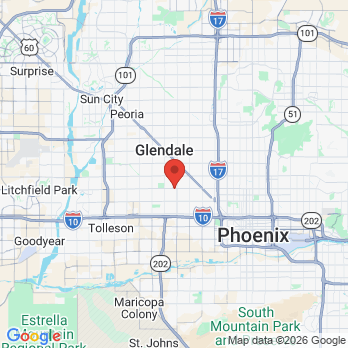 Map to Sierra Sky Family Dental & Orthodontics office in Phoenix, AZ