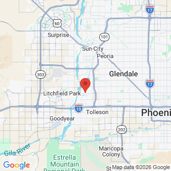 Map to Arizona Pediatric Dentistry & Orthodontics office in Phoenix, AZ