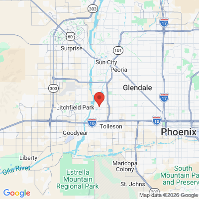 Map to Garden Lakes Dental Care office in Phoenix, AZ