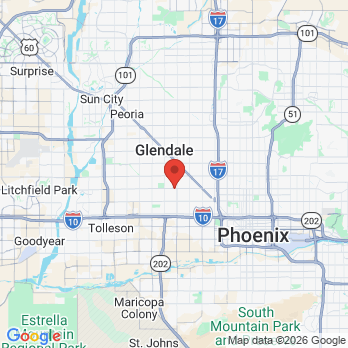 Map to Sierra Sky Dental office in Phoenix, AZ