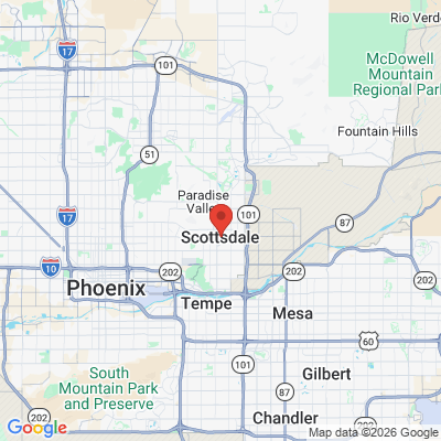 Map to  office in Scottsdale, AZ