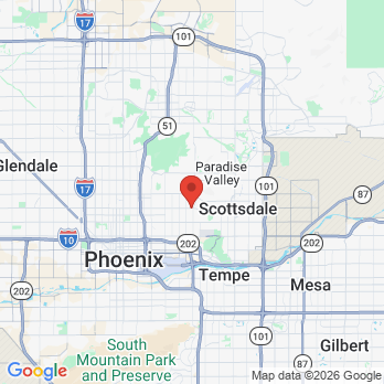 Map to Dr Harman Dental Care office in Phoenix, AZ