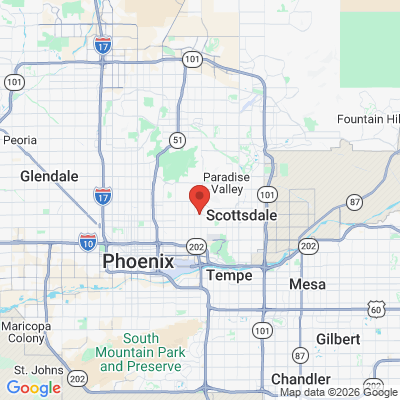 Map to Dr Harman Dental Care office in Phoenix, AZ
