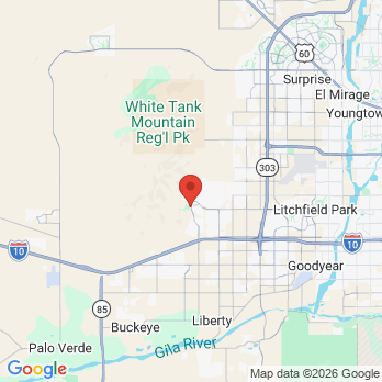 Map to MAIN STREET DENTAL office in BUCKEYE, AZ