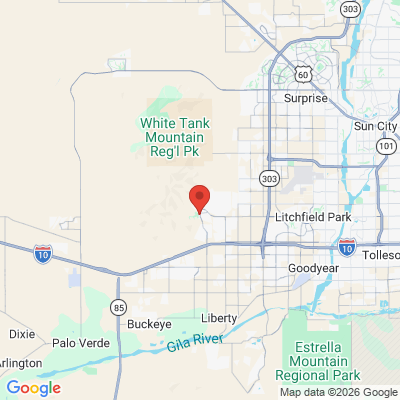 Map to MAIN STREET DENTAL office in BUCKEYE, AZ