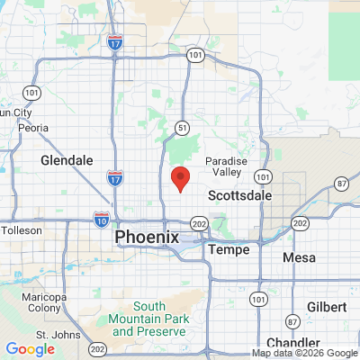 Map to Weekend Dental Care  office in Phoenix, AZ