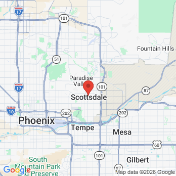 Map to MICHAEL R TEMPLETON DDS office in Scottsdale, AZ