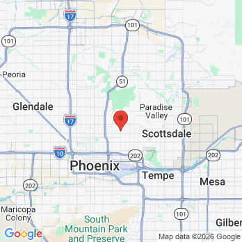 Map to Agave Dental office in Phoenix, AZ