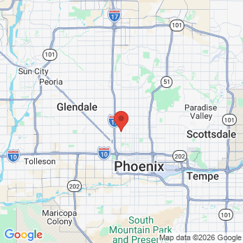 Map to AZ Dental Club office in Phoenix, AZ