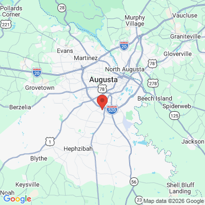 Map to  office in Augusta, GA