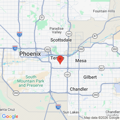 Map to  office in Tempe, AZ