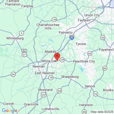 Map to  office in Newnan, GA