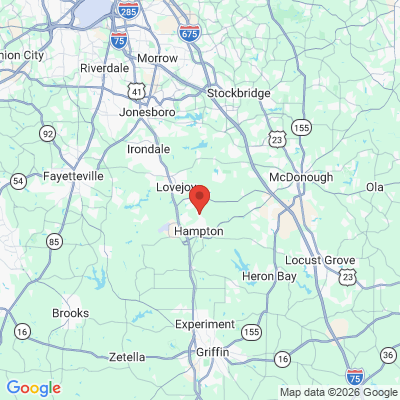 Map to  office in Hampton, GA