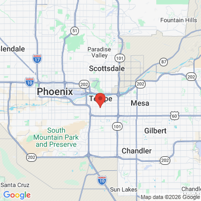 Map to EICON DENTAL CARE LLC office in Tempe, AZ