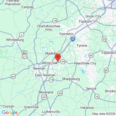 Map to  office in Newnan, GA