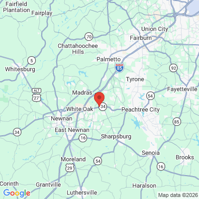 Map to  office in Newnan, GA