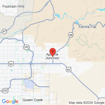 Map to Westwind Dental Apache Junction office in Apache Junction, AZ
