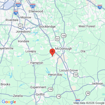 Map to  office in Mc Donough, GA