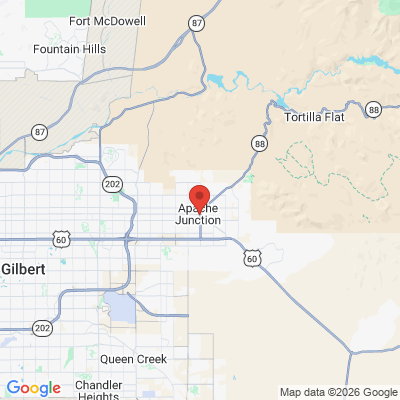 Map to Tracey K. Yamamoto, D.D.S. office in Apache Junction, AZ