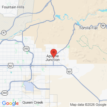 Map to Dentist of Apache Junction office in Apache Junction, AZ