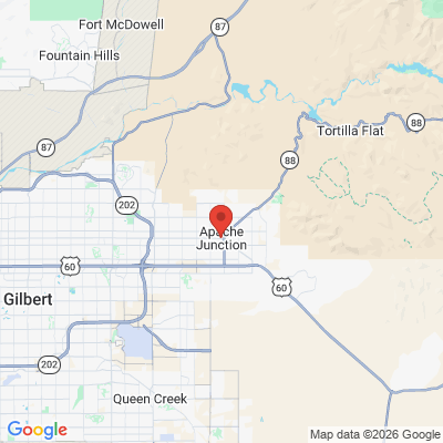 Map to  office in Apache Junction, AZ